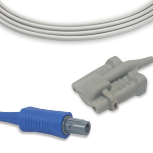 Sonda de SpO2 Médica de 3.0 Metros, Sensor de Monitor de SpO2 Reutilizable con 6 Pines Macho para Adultos/Pediátricos/Neonatos - Product Image 1