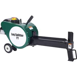 DB Portable 7 tonnes électrique fendeur de bûches Double volant horizontal 2HP 16A Hotizontal bois de chauffage fendant des machines à bois - Product Image 3