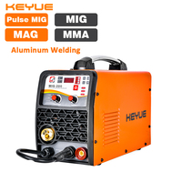 5 ב 1 MIG / MAG/TIG/שטף/MMA מהפך אלומיניום רתך חצי אוטומטי ריתוך IGBT קומבו ריתוך מכונת ספוט רתך 200A
