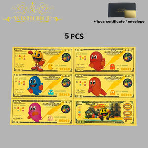 5 Modelos de Billetes de Anime de Pac-Man America para Regalos - Product Image 1