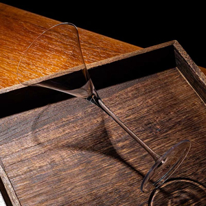 Verre à cocktail triangulaire ultra-fin en cristal, style japonais <span class=keywords><strong>Kimura</strong></span>, avec pied, pour bar haut de gamme, idéal pour les fêtes, créatif et écologique - Product Image 4