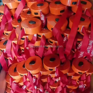 Cinta de Seguridad Reflectante Retráctil de Nailon Rojo, Ancho de 5cm/7cm, de 30M a 100M, Montada en la Pared para Control de Multitudes y Gestión de Tráfico - Product Image 6
