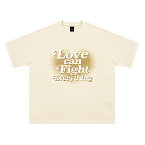 T-shirt surdimensionné respirant en coton 100% de haute qualité, luxueux, lourd, imprimé à l'écran personnalisé - Product Image 6