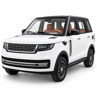 Voiture électrique à faible vitesse BAIMA 3500W pour adultes, 60V-72V, 4 places, 5 portes, conduite à gauche, véhicule complet, pneus 195/70R14, autonomie de 100 km