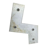 Connecteur de bois robuste en forme de Z, plaque de raccordement pour bois, support de poutre, support de porte, support de fenêtre, code d'angle L droit