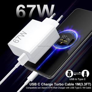 Per Xiaomi 67W caricatore 67W Turbo veloce adattatore EU 6A Usb tipo C cavo per Redmi Note Pro Mi 13 Lite K60 K60E K50 CIVI 3 2 - Product Image 2