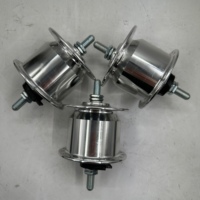 Pièces de vélo de fabrication Moyeu de vélo BMX 28h/36h/48h Trous de moyeu avec position avant et arrière en aluminium/acier 6v 3w