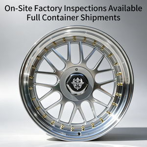 Jantes sport Flowtone BB 17x8 pouces 5x100/112/114.3/120 mm à rayons multiples, pneus et accessoires pour BMW E36 F30 Toyota - Product Image 3