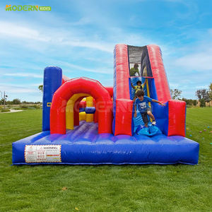 Parc gonflable pour tout-petits, équipement de jeux doux avec zone de saut et château gonflable combiné - Product Image 2