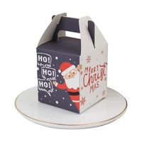 Boîtes cadeaux miniatures blanches et noires de luxe pour chocolats, cosmétiques, soins de la peau, cadeaux de Noël pour enfants, boîtes cadeaux pliables en papier pour enfants