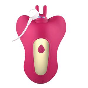 2-In-1 Draagbare Vibrator Met Clit Sucker Vrouwelijke Afstandsbediening Stimulator Volwassen Seksspeeltje Voor Vrouwen Vlinder Slip <span class=keywords><strong>Masturbator</strong></span> - Product Image 4