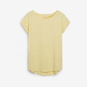 เสื้อเชิ้ตแขนสั้นคอกลมสำหรับผู้หญิง ไซส์ใหญ่ เหมาะสำหรับทำงาน ออฟฟิศ ลำลอง เป็นมิตรกับสิ่งแวดล้อม แห้งเร็ว ผ้าฝ้าย 100% ระบายอากาศได้ดี - Product Image 1