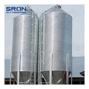 SRON Silo de grano de acero Fabricante Silo de grano Diseño libre de diseño