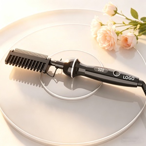 500 ° Peigne électrique avec chauffage rapide PTC - Chauffe en 60 secondes, 5 niveaux de contrôle de la température pour cheveux bouclés/<span class=keywords><strong>afro</strong></span>/caribéens - Product Image 1
