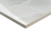 Carrelage de salle de bain rectifié poli antidérapant Onyx Pearl 90x90 cm, épaisseur 11 mm