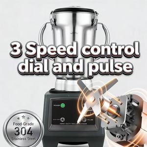 เครื่องปั่นอเนกประสงค์สเตนเลสสตีล 4 ลิตร รุ่น Ultra Heavy Duty สำหรับใช้ในเชิงพาณิชย์ สำหรับปั่นอาหารและเครื่องดื่ม - Product Image 3