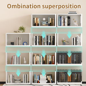 HAIXIN Collapsible Storage Container Stackable Storage <strong>Racks</strong> with Wheels Eco-friendly Organize <strong>Bins</strong> - Product Image 5