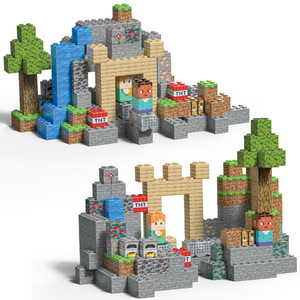 Set de Construcción de 40 Piezas ABS My Assembled <span class=keywords><strong>World</strong></span>, Escena de Mina Subterránea con Espadas, Kit de Rompecabezas Educativo - Product Image 5