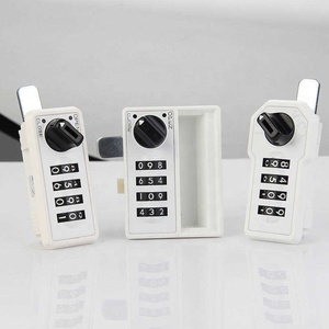 Cơ khí nhỏ kết hợp khóa tủ tập tin khóa bốn bánh tủ khóa tủ tập tin ABS + Hợp kim kẽm hiện đại đơn giản - Product Image 3