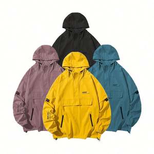 Design Custom Men's Plus Size Windbreaker Vintage Retro Waterproof Polyester <b>Reflective</b> <b>Jacket</b> for Outdoor Sports Winter Season - Product Image 6