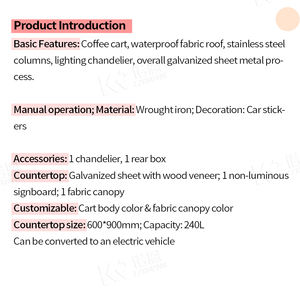 Carrito <span class=keywords><strong>de</strong></span> Café Móvil, <span class=keywords><strong>Remolque</strong></span> <span class=keywords><strong>de</strong></span> <span class=keywords><strong>Bicicleta</strong></span> <span class=keywords><strong>para</strong></span> Café, <span class=keywords><strong>para</strong></span> Negocios <span class=keywords><strong>de</strong></span> Venta Ambulante <span class=keywords><strong>de</strong></span> Café al Aire Libre - Product Image 6