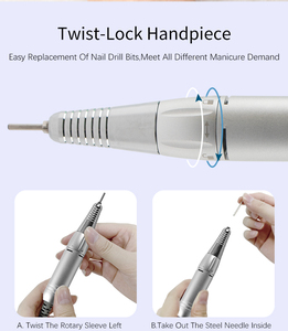 Máquina de manicura profesional <span class=keywords><strong>Mr</strong></span> Love, taladro de uñas con cepillo, 35000 RPM, bajo nivel de ruido - Product Image 3