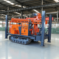 Machine de forage puissante la plus vendue en usine, pour puits profonds de 260 m, plateforme de forage diesel portable pour puits d'eau, certifiée CE ISO, en promotion
