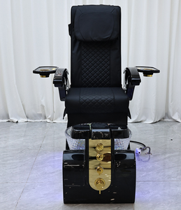 Pedicure Chair Electric Massage Foot <b>Bath</b> Spa Reclining Pu Seat With Led <b>Light</b> Pipeless System For Nail Salon - Product Image 4