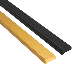 Full-length Edge <strong>Finger</strong> Puller, Hidden Cabinet Handle, Edge Aluminum Alloy Kitchen and Bathroom Back-hanging Handle - Product Image 4