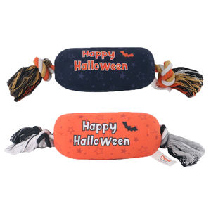 D KING ที่กําหนดเองฮาโลวีนยัดตุ๊กตาน่ารักขนมหวานของเล่นสุนัขส่งเสียงดังเอี้ย - Product Image 4