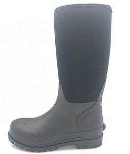 Waterproof Rubber Industrial Riding <strong>Wellingtons</strong> Neoprene Rain Boots <strong>for</strong> <strong>Men</strong> - Product Image 1