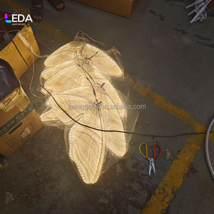 LEDA Wholesale Modern LED <b>Butterfly</b> <b>Light</b> Stand Romantic <b>Butterflies</b> Wings Lamp for Wedding Events Parties Backdrop Aisle - Product Image 3