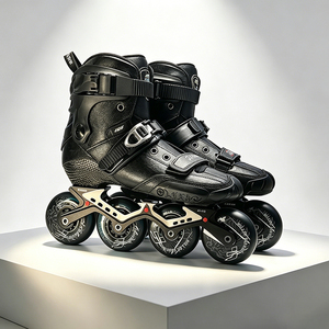 Patins à roulettes de slalom en fibre de carbone pour adultes, patins à roulettes de freestyle professionnels, roues en PU, cadre CNC, chaussures de patinage Ruidongle - Product Image 1