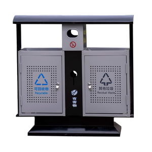 Poubelles extérieures pour les agents d'assainissement, les parcs extérieurs, les sites touristiques et les ateliers. Poubelles en acier inoxydable, galvanisées - Product Image 4