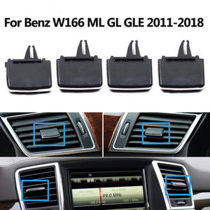 Grille de ventilation de climatisation avant de voiture, clip coulissant pour <span class=keywords><strong>Mercedes</strong></span> Benz <span class=keywords><strong>ML</strong></span> GL GLE GLS W166 W292 2011-2018 1668300054 - Product Image 4