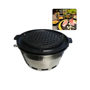 Indoor Bbq Charcoal Grill Korean Barbecue Oven For Restaurant