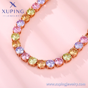 G51051603 Gioielli Xuping, Bracciale Elegante con Diamanti <span class=keywords><strong>per</strong></span> Donna, Regalo di <span class=keywords><strong>San</strong></span> <span class=keywords><strong>Valentino</strong></span>, Bracciale Femminile alla Moda - Product Image 2