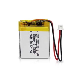 미니 소형 리튬 배터리 3mm 초박형 저장 리튬 폴리머 DTP 302530 3.7V 180mAh 충전식 리포 배터리