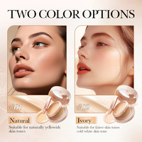 Crème BB minérale liquide personnalisée à étiquette privée 2 en 1, fond de teint, anticernes, nourrissant, hydratant, éclaircissant, coussin d'air 2