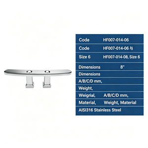 คลีทสแตนเลส AISI316 สำหรับเรือยอชท์และเรือเดินทะเล - Product Image 3