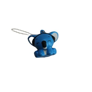 Porte-clés Koala en PU avec impression numérique, porte-clés promotionnels portables - Product Image 1