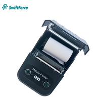 Printer Resi Mini 58mm portabel USB Bluetooth POS mesin kas mendukung Windows Mac Android IOS peralatan keuangan