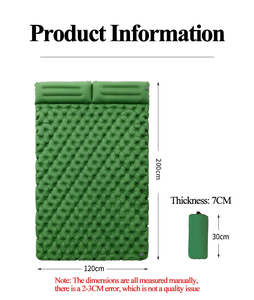 Outdoor <b>Double</b> Camping Inflatable <b>Mattress</b> Lightweight with Built-in Foot Pump <b>Waterproof</b> and Moisture-proof - Product Image 2