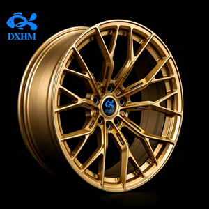Nuevas Llantas de Aleación Forjadas Personalizadas, Doradas y Pulimentadas, 5x127 5x108, para Autos Jeep <span class=keywords><strong>Wrangler</strong></span>, Cadillac, Ford GT, de 17, 18, 19, 20 y 22 Pulgadas - Product Image 4