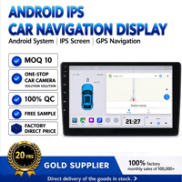 DeYongwang Autoradio Android Grand Écran 9" 10" Navigation Tout-en-un pour CarPlay Sans Fil, Image de Recul, USB Portable