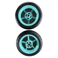 Ensemble de roues Supermoto bleu Tiffany pour moto électrique tout-terrain haute puissance, axe de 15 mm, pneu tubeless Kenda, jantes en aluminium coulé pour E-Moto