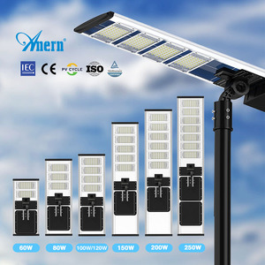 Lampadaire <span class=keywords><strong>LED</strong></span> Solaire Anern 40W 100W - Product Image 1