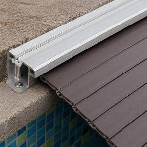 Couverture de <span class=keywords><strong>piscine</strong></span> automatique <span class=keywords><strong>en</strong></span> alliage d'aluminium écologique antidérapante, <span class=keywords><strong>volet</strong></span> <span class=keywords><strong>roulant</strong></span> de sécurité, lames isolées remplies de mousse, moteur DC24V - Product Image 6