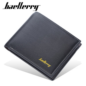 กระเป๋าสตางค์แบบสั้นสำหรับผู้ชายแบรนด์ Baellerry สีดำกาแฟ ดีไซน์บาง ช่องใส่บัตรหลายช่อง เหมาะสำหรับใช้ในชีวิตประจำวัน - Product Image 5