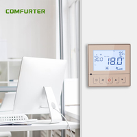 Comfurter 24v 3 Fan Speed EC Fan Modulating Relay Valve Modbus RS485 Wifi Tuya Control de voz Controlador de temperatura ambiente